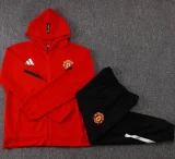 25-26 Man Utd Red Hoodie Jacket Tracksuit #F642