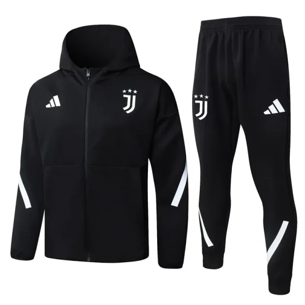 25-26 JUV Black Hoodie Jacket Tracksuit #F640