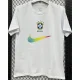T296 Brazil White High Quality Casual T-Shirt