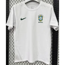 T291 Brazil White High Quality Casual T-Shirt