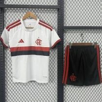 26-27 Flamengo Away Kids Soccer Jersey