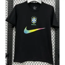 T296 Brazil Black High Quality Casual T-Shirt