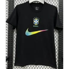 T296 Brazil Black High Quality Casual T-Shirt