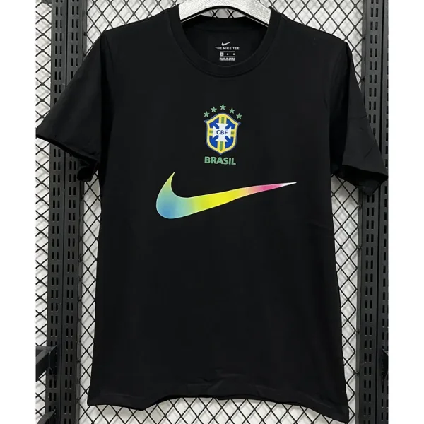T296 Brazil Black High Quality Casual T-Shirt