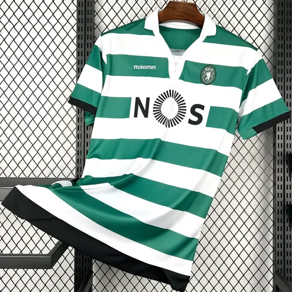 2018-2019 Sporting Lisbon Home Retro Soccer Jersey