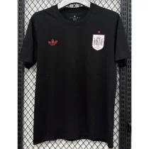 T293 Spain Black High Quality Casual T-Shirt