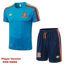 26-27 Spain Lake blue Player Version Training Short Suit (球员短套装)#D2604