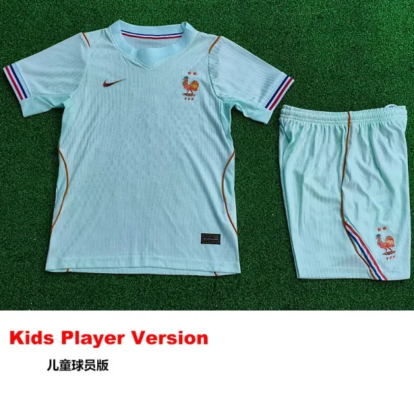 26-27 France Away Kids Player Version Soccer Jersey (球员童装)