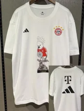 26-27 Bayern White High Quality Casual T-Shirt