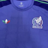 26-27 Mexico Purple Blue Fans Goalkeeper Soccer Jersey