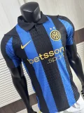 26-27 INT Blue Black Player Version Soccer Jersey