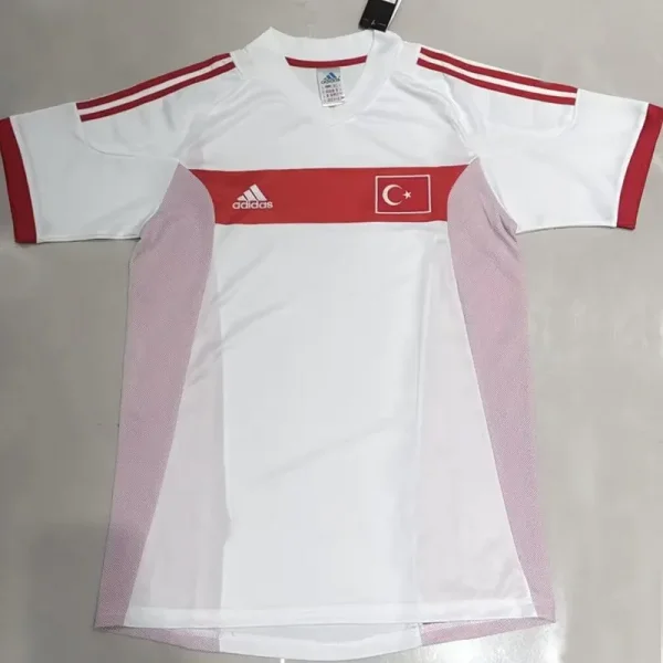 2002 Turkey Away Retro Soccer Jersey