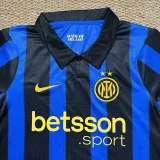 26-27 INT Blue Black Fans Soccer Jersey