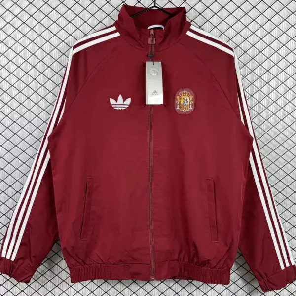 26-27 Spain Red Windbreaker