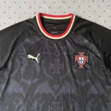 26-27 Portugal Black Special Edition Fans Training shirts (红圆领)