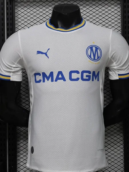 26-27 Marseille White Special Edition Player Version Soccer Jersey