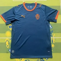 26-27 Valencia Royal blue Fans Soccer Jersey