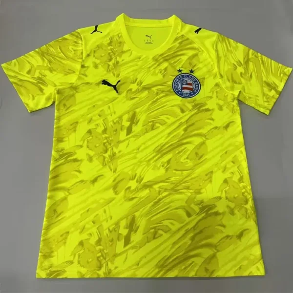 26-27 BaHia Fluorescent Green Goalkeeper Fans Soccer Jersey