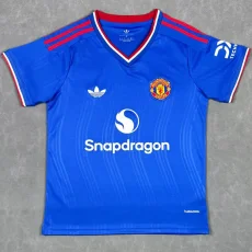 26-27 Man Utd Blue Special Edition Fans Soccer Jersey (红边)