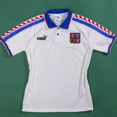 1996-1998 Czech Republic Away Retro Soccer Jersey