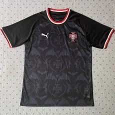 26-27 Portugal Black Special Edition Fans Training shirts (红圆领)
