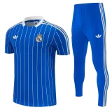 26-27 RMA Fancy blue Short shirts and Long trousers Suit (圆领)