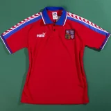 1996-1998 Czech Republic Home Retro Soccer Jersey