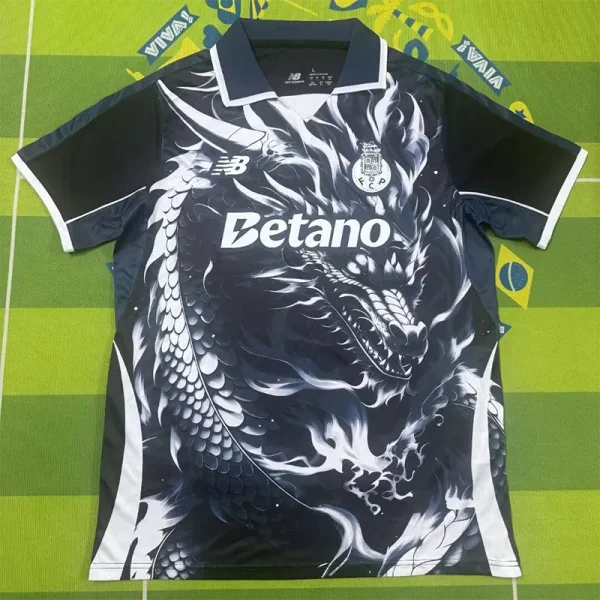 26-27 Porto Black Special Edition Fans Training shirts (图龙)
