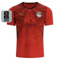 26-27 Egypt Home Fans Soccer Jersey (Right-Arm Patch)