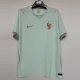 26-27 France Light Green Fans Soccer Jersey