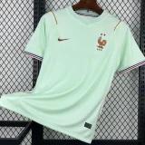 26-27 France Light Green Fans Soccer Jersey