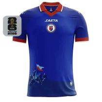 26-27 Haiti Home Fans Soccer Jersey (Right-Arm Patch)