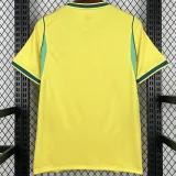 26-27 Brazil Home Fans Soccer Jersey (Right-Arm Patch)