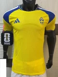26-27 Sweden Home Player Version Soccer Jersey (Right-Arm Patch)