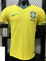 26-27 Brazil Home Player Version Soccer Jersey (Right-Arm Patch)