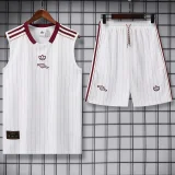 25-26 ARS White Tank top and shorts suit