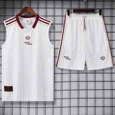 25-26 ARS White Tank top and shorts suit