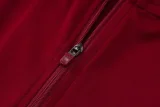 26-27 Spain Brown Red Half Pull Tracksuit #B26036(半拉链)