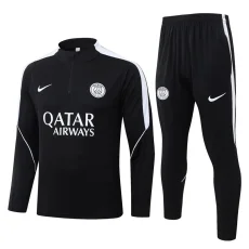 26-27 PSG Black Half Pull Tracksuit #B26033(半拉链)