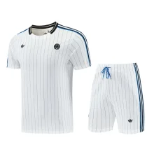 26-27 Newcastle White Training Short Suit