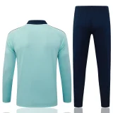 26-27 Germany Light green Half Pull Tracksuit #B26040(半拉链)