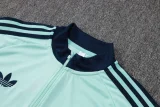 26-27 Germany Light green Half Pull Tracksuit #B26040(半拉链)