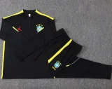 26-27 Brazil Black Half Pull Tracksuit #B26035(半拉链)