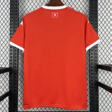26-27 Tunisia Home Fans Soccer Jersey (Right-Arm Patch)