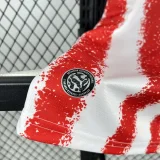 26-27 Paraguay Home Fans Soccer Jersey (Right-Arm Patch)