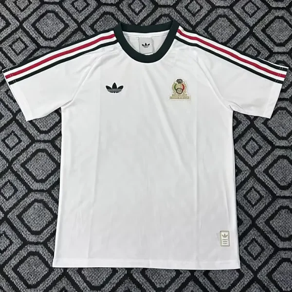 26-27 Mexico White Casual Edition Fans Training shirts (绿三叶)