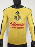 26-27 Club America Home Long Sleeve Player Version Soccer Jersey (长袖球员)