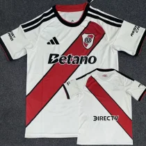 26-27 River Plate Home Fans Soccer Jersey (双袖广告)