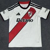 26-27 River Plate Home Fans Soccer Jersey (双袖广告)