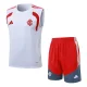 26-27 Internacional White Tank top and shorts suit #D26024